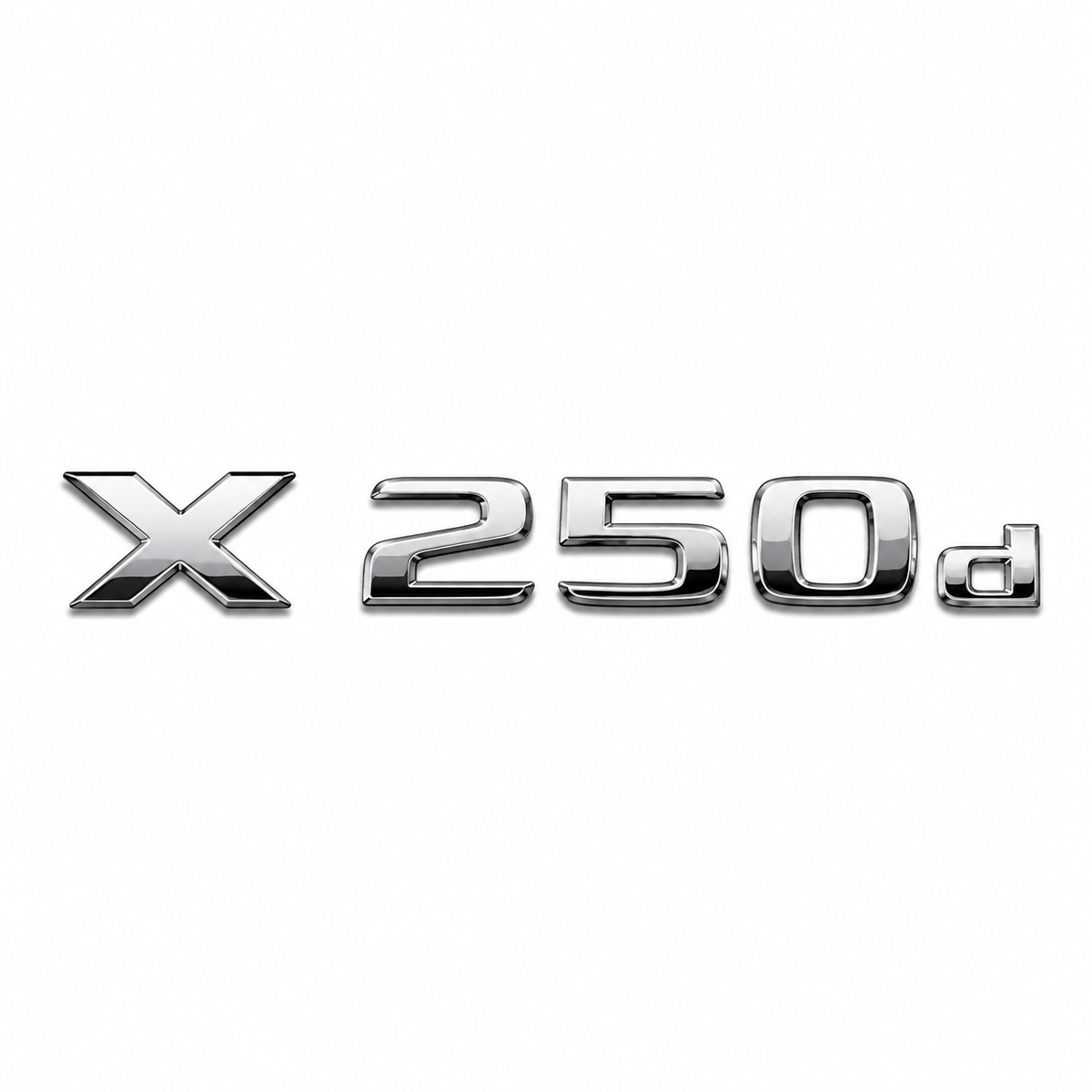 X 250d Krom Bagaj Yazısı Mercedes-Benz Uyumlu