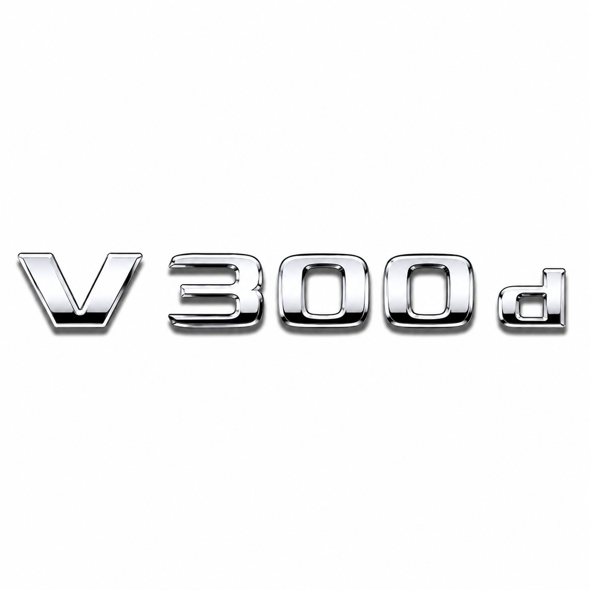 V 300d Krom Bagaj Yazısı Mercedes-Benz Uyumlu