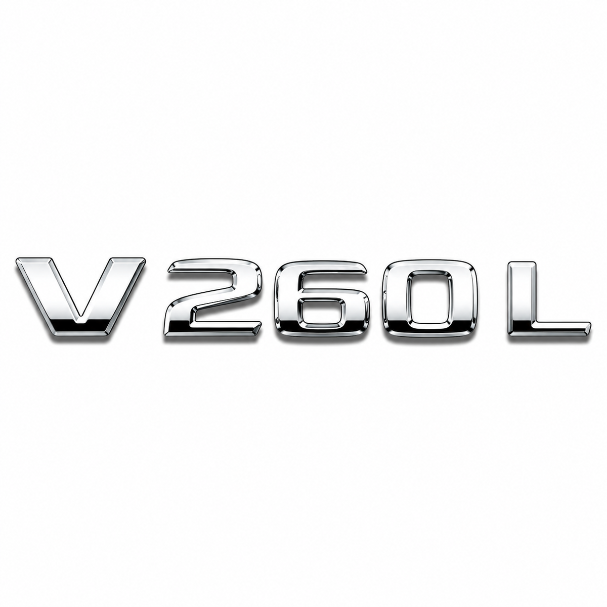 V 260L Krom Bagaj Yazısı Mercedes-Benz Uyumlu