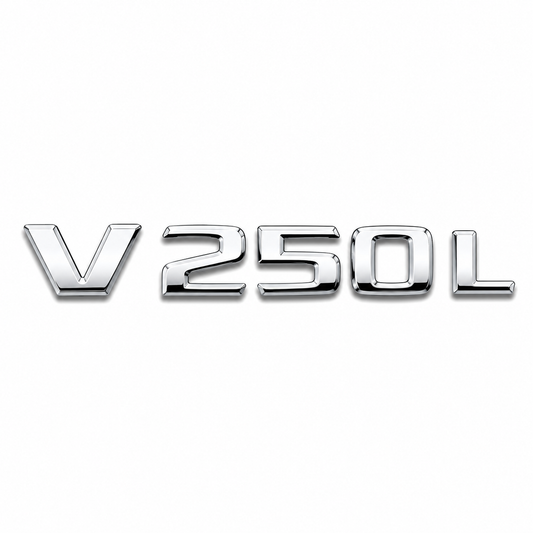V 250L Krom Bagaj Yazısı Mercedes-Benz Uyumlu