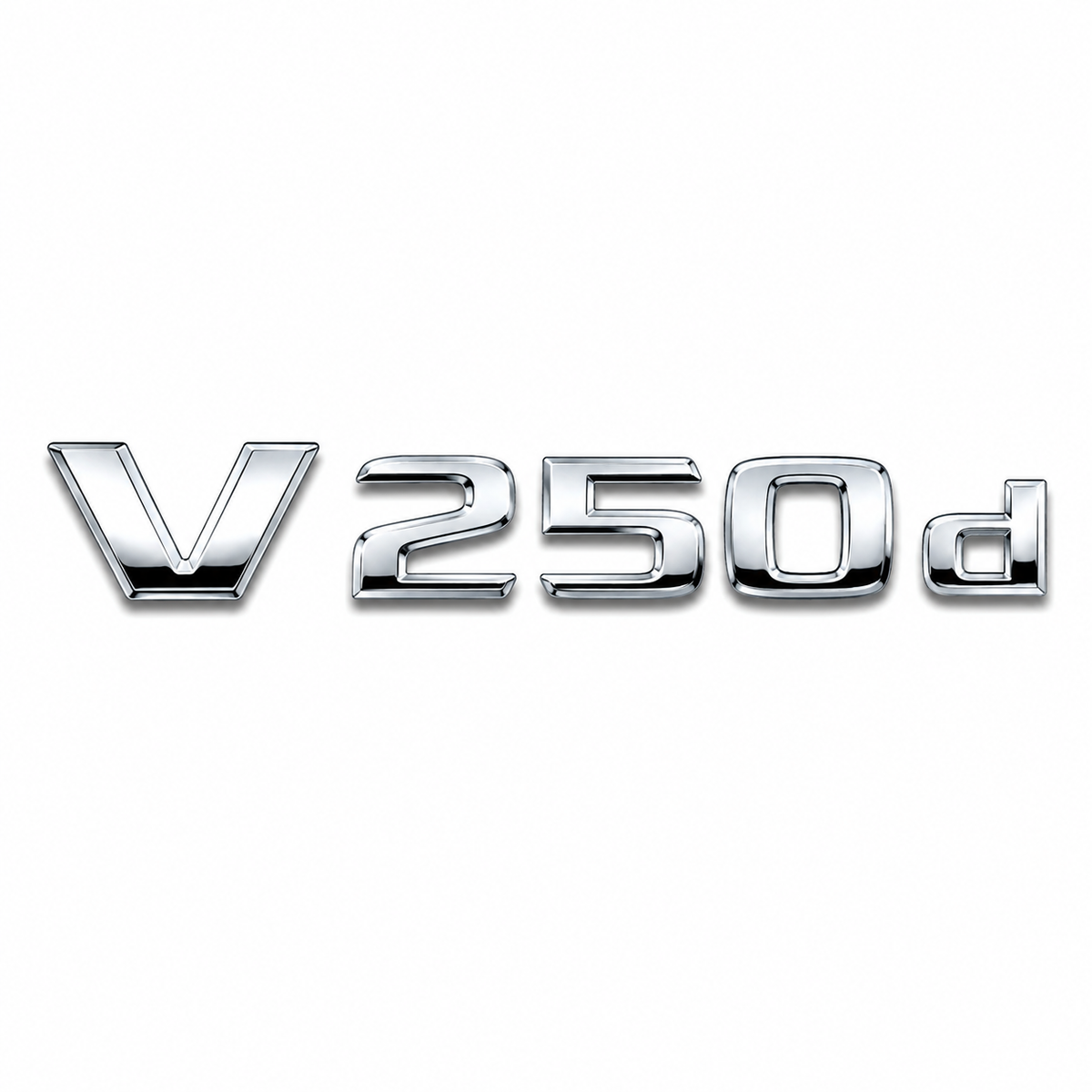 V 250d Krom Bagaj Yazısı Mercedes-Benz Uyumlu