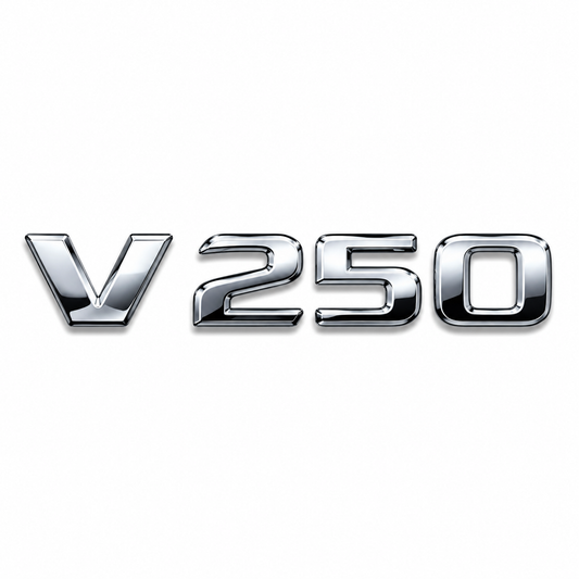 V 250 Krom Bagaj Yazısı Mercedes-Benz Uyumlu