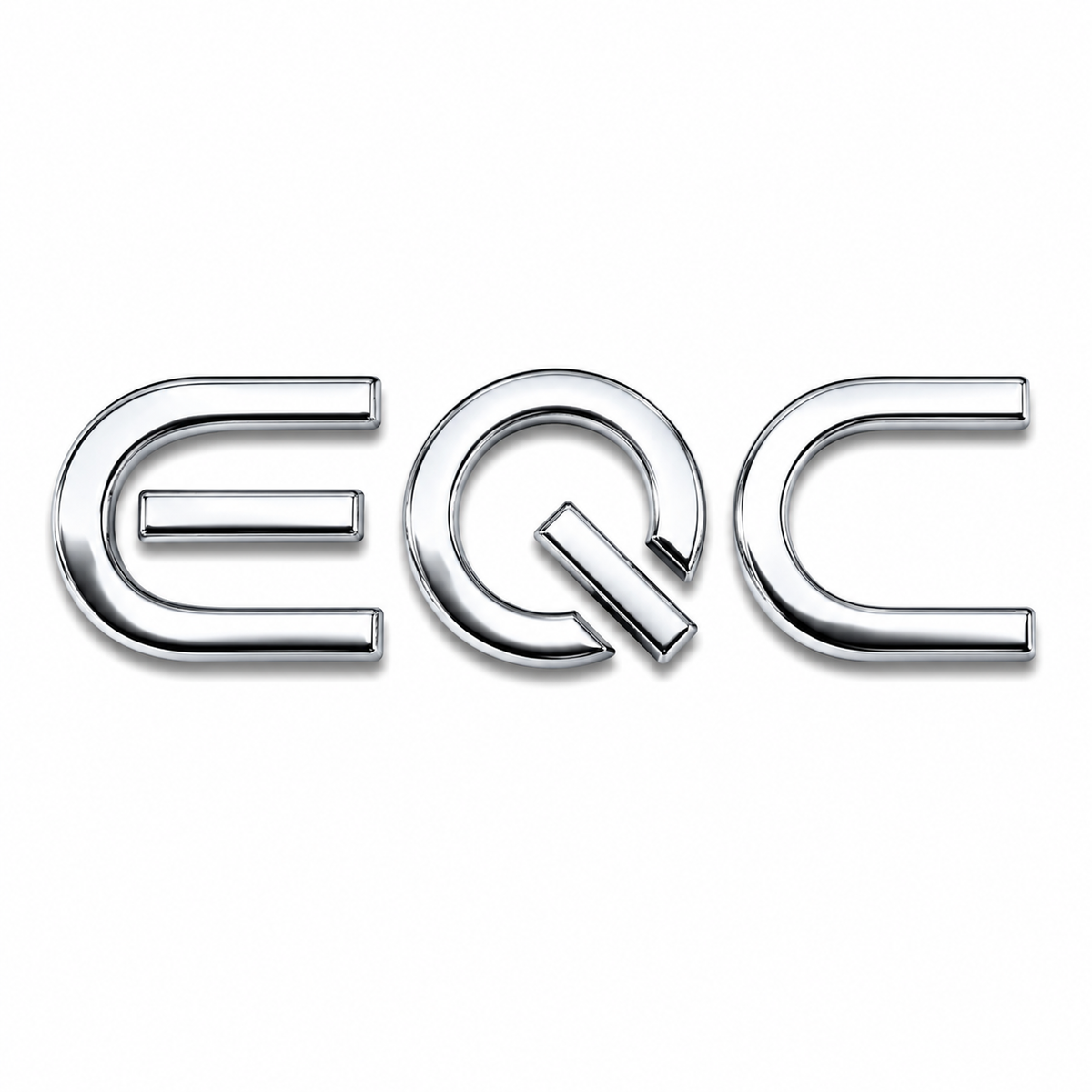EQC Krom Bagaj Yazısı Mercedes-Benz Uyumlu