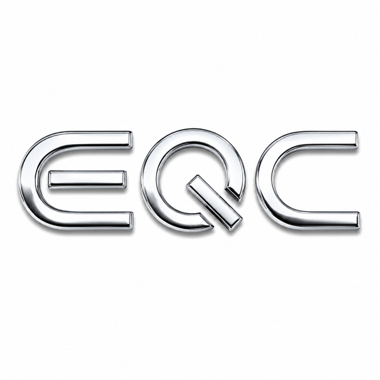 EQC Krom Bagaj Yazısı Mercedes-Benz Uyumlu