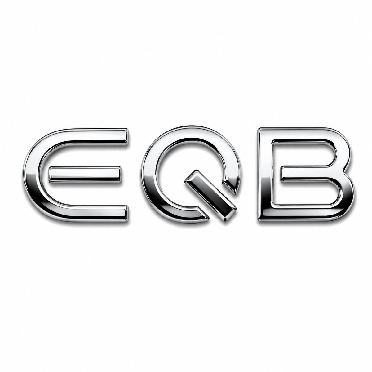 EQB Krom Bagaj Yazısı Mercedes-Benz Uyumlu