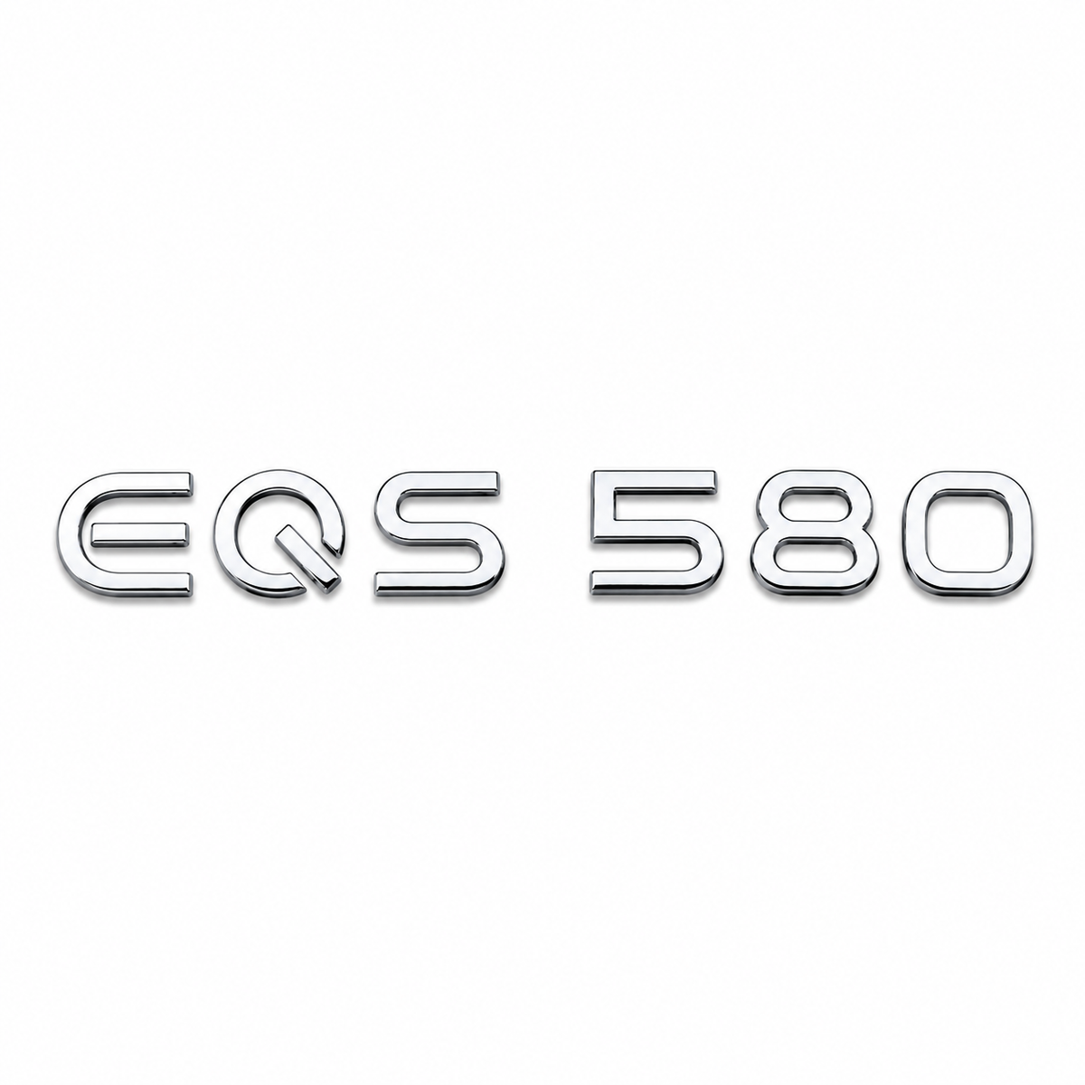 EQS 580 Krom Bagaj Yazısı Mercedes-Benz Uyumlu