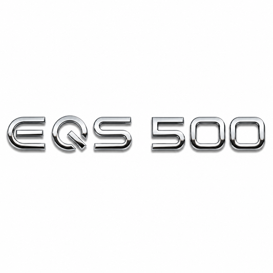 EQS 500 Krom Bagaj Yazısı Mercedes-Benz Uyumlu