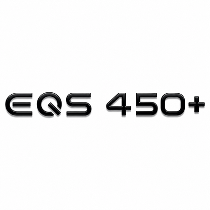 EQS 450+ 242x30 ölçü, siyah renk Siyah Bagaj Yazısı Mercedes-Benz Uyumlu