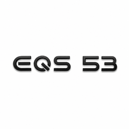 EQS 53 Siyah Bagaj Yazısı Mercedes-Benz Uyumlu
