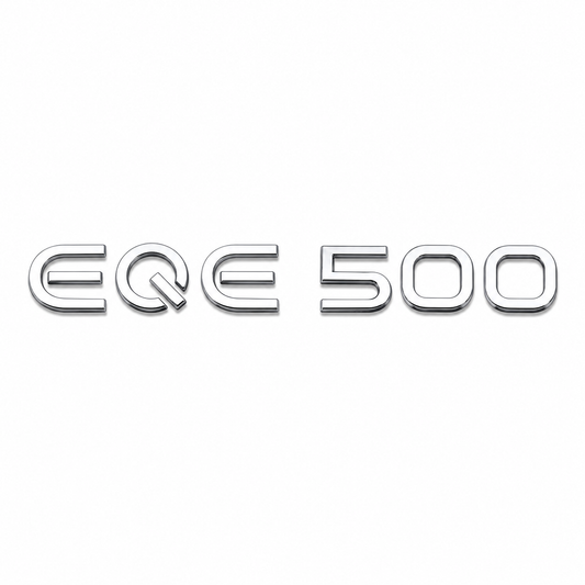 EQE 500 Krom Bagaj Yazısı Mercedes-Benz Uyumlu