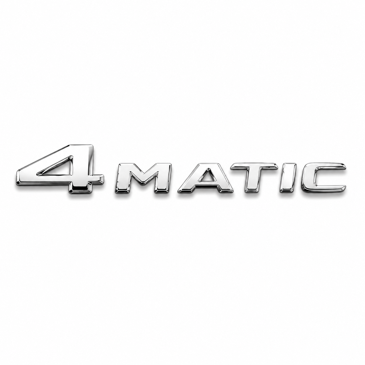 4 MATIC Krom Bagaj Yazısı Mercedes-Benz Uyumlu