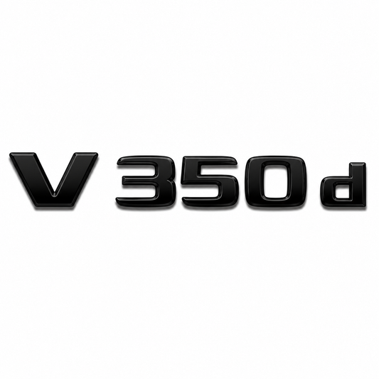 V350d Siyah Bagaj Yazısı Mercedes-Benz Uyumlu