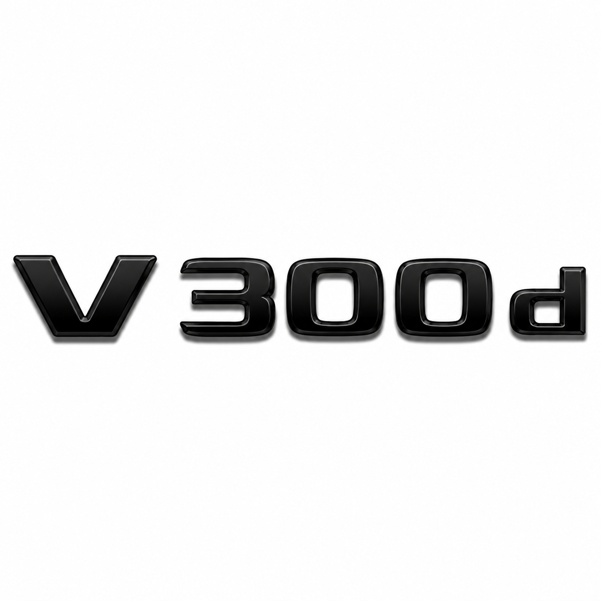 V 300d Siyah Bagaj Yazısı Mercedes-Benz Uyumlu