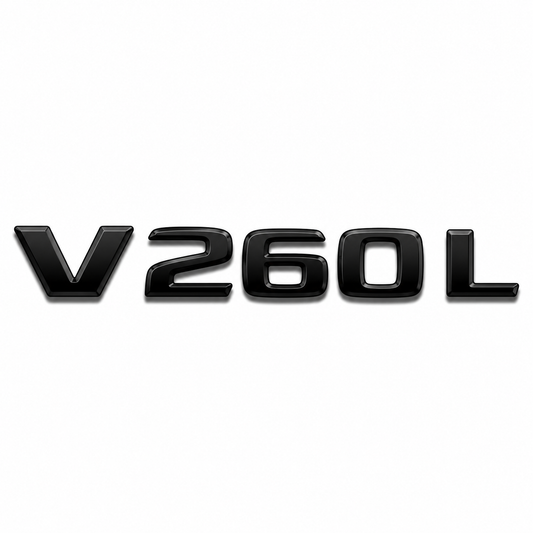 V 260L Siyah Bagaj Yazısı Mercedes-Benz Uyumlu