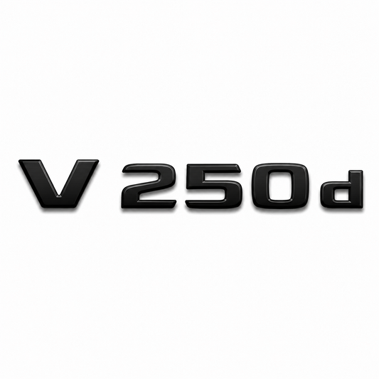 V 250d Siyah Bagaj Yazısı Mercedes-Benz Uyumlu