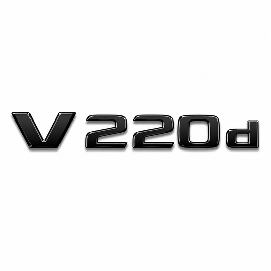 V 220d Siyah Bagaj Yazısı Mercedes-Benz Uyumlu