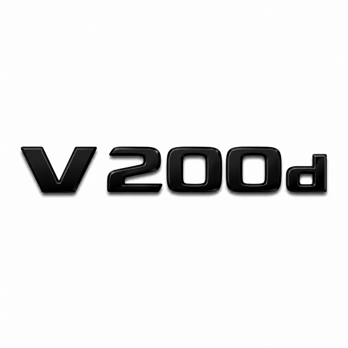 V 200d Siyah Bagaj Yazısı Mercedes-Benz Uyumlu