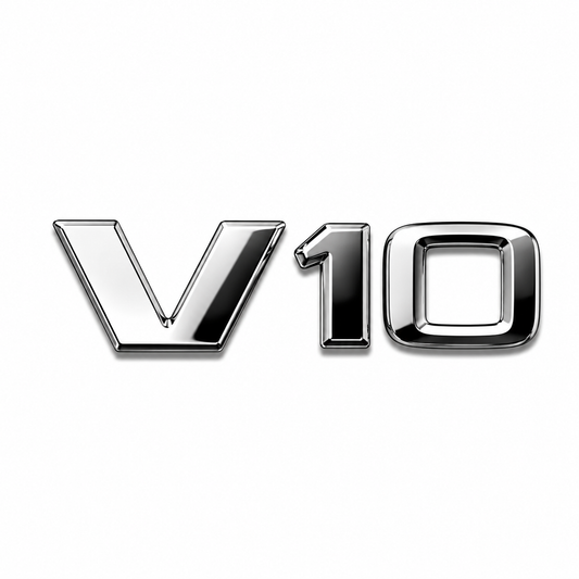 V 10 Krom Bagaj Yazısı Mercedes-Benz Uyumlu