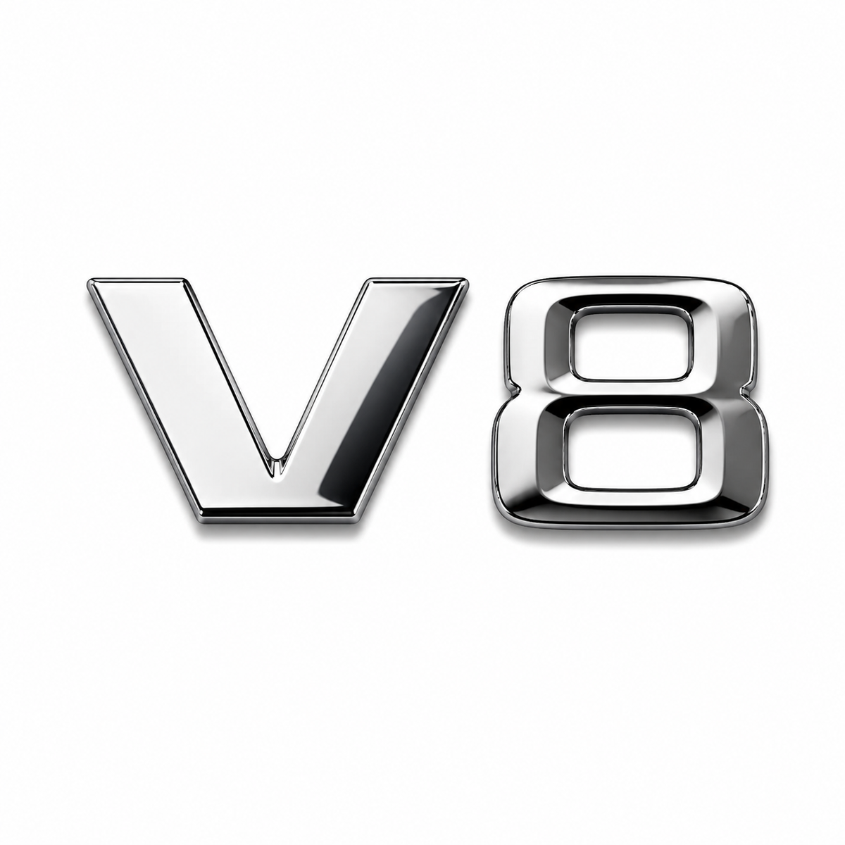 V 8 Krom Bagaj Yazısı Mercedes-Benz Uyumlu