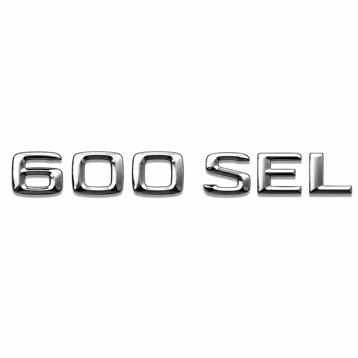 600 SEL Krom Bagaj Yazısı Mercedes-Benz Uyumlu