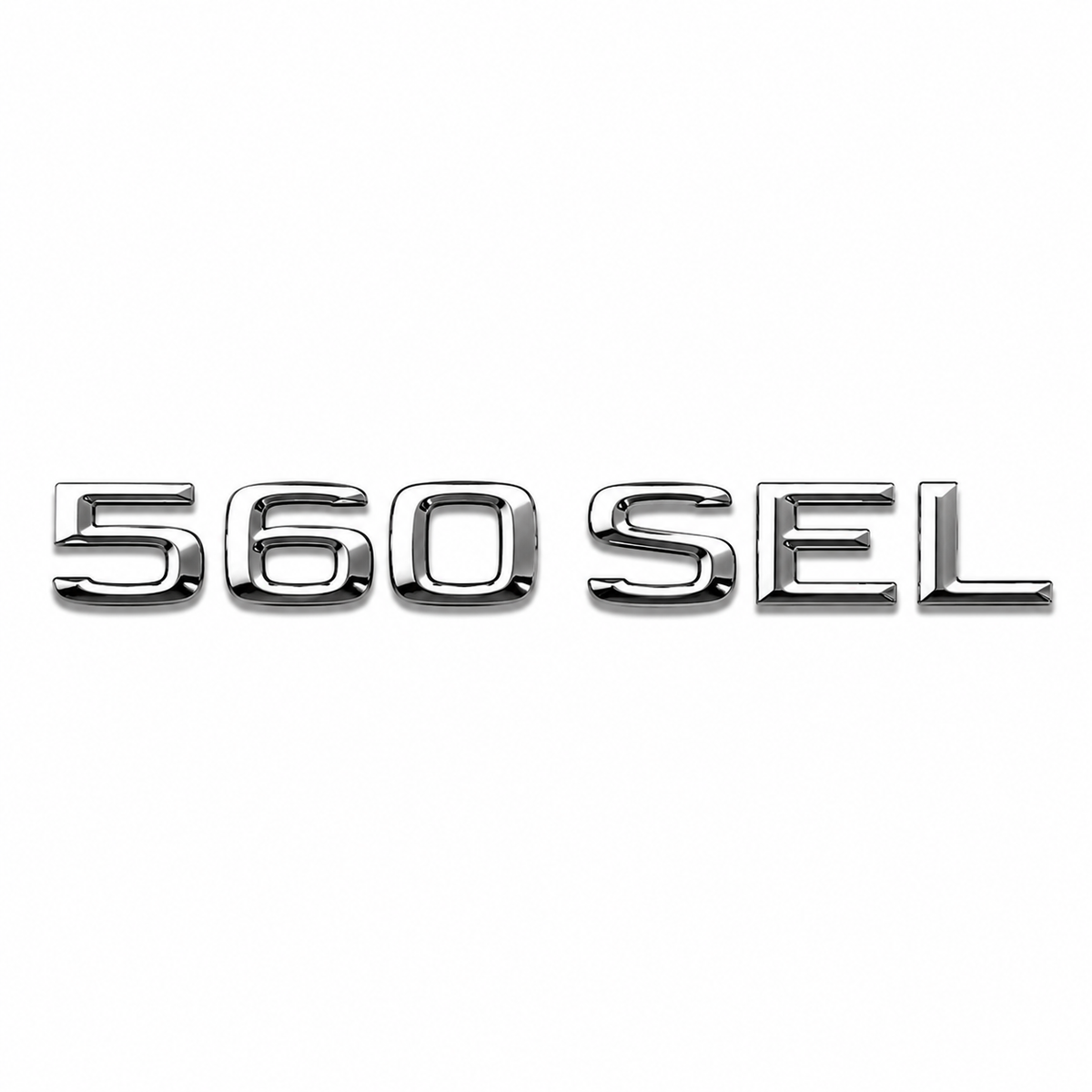 560 SEL Krom Bagaj Yazısı Mercedes-Benz Uyumlu