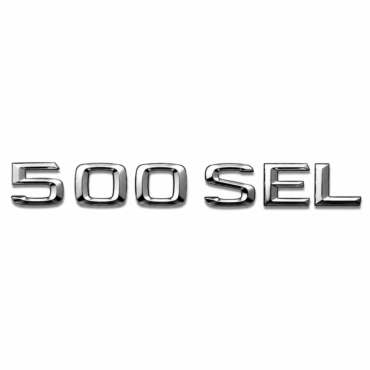 500 SEL Krom Bagaj Yazısı Mercedes-Benz Uyumlu