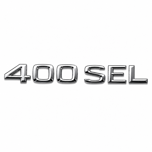 400 SEL Krom Bagaj Yazısı Mercedes-Benz Uyumlu