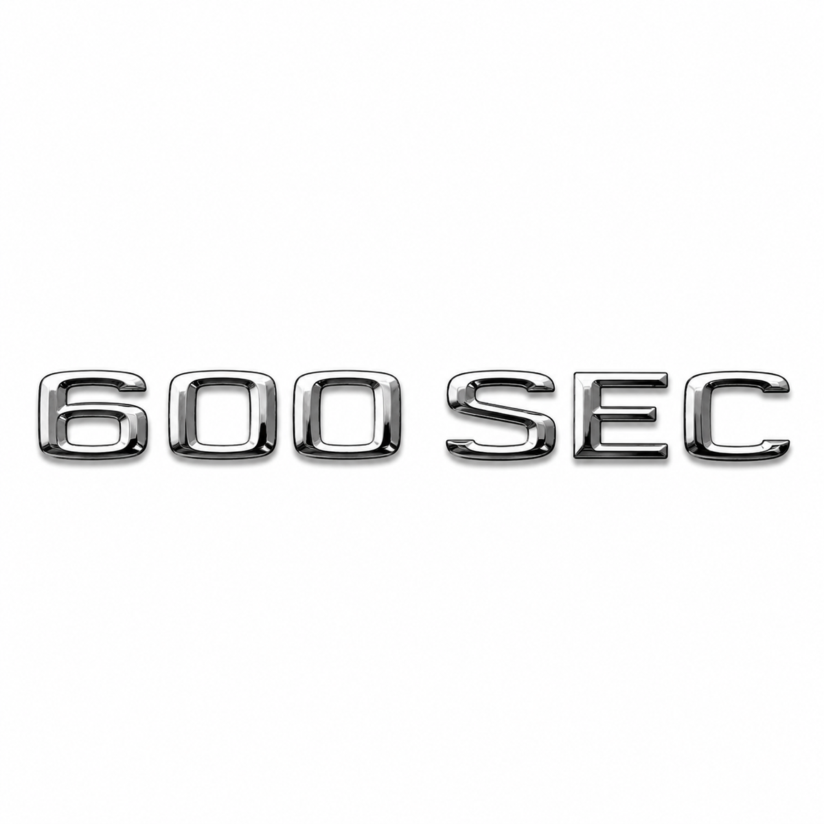 600 SEC Krom Bagaj Yazısı Mercedes-Benz Uyumlu
