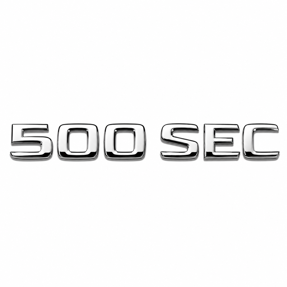 500 SEC Krom Bagaj Yazısı Mercedes-Benz Uyumlu