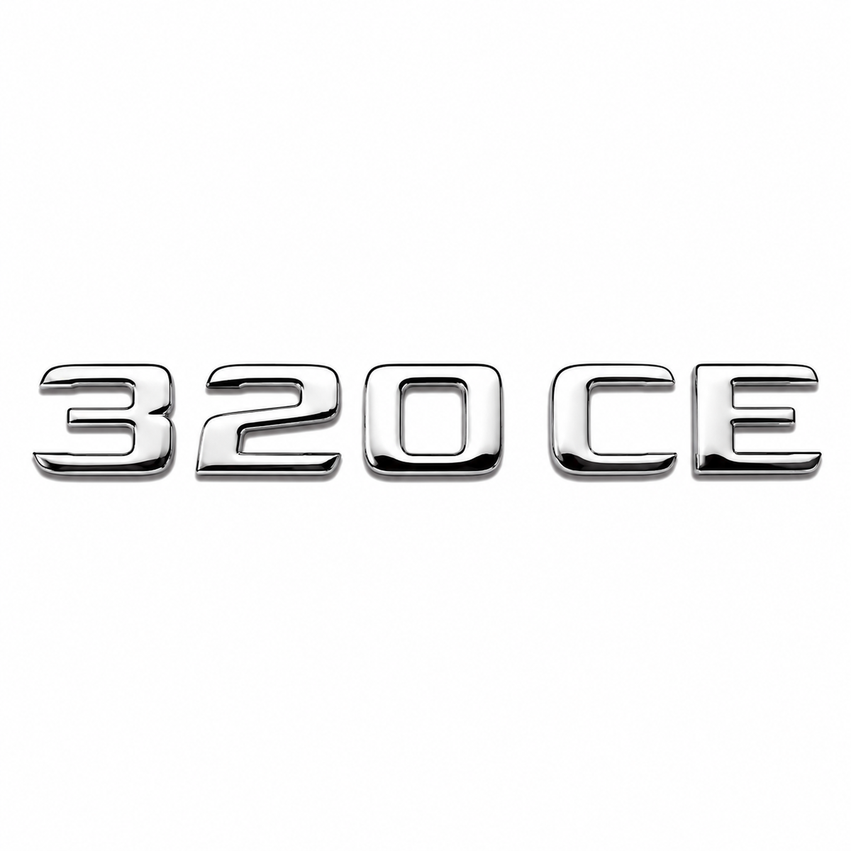 320 CE Krom Bagaj Yazısı Mercedes-Benz Uyumlu