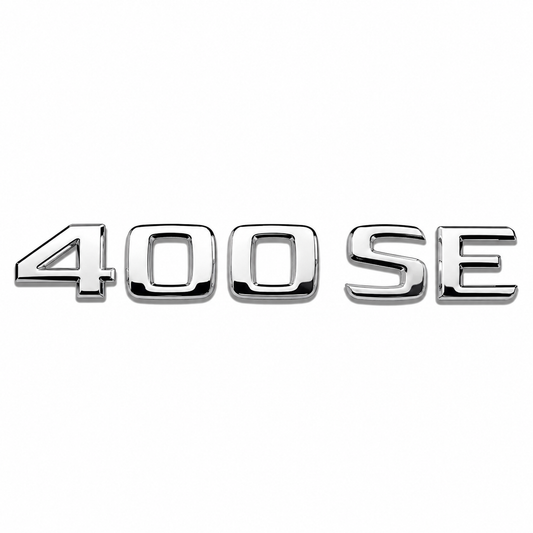 400 SE Krom Bagaj Yazısı Mercedes-Benz Uyumlu