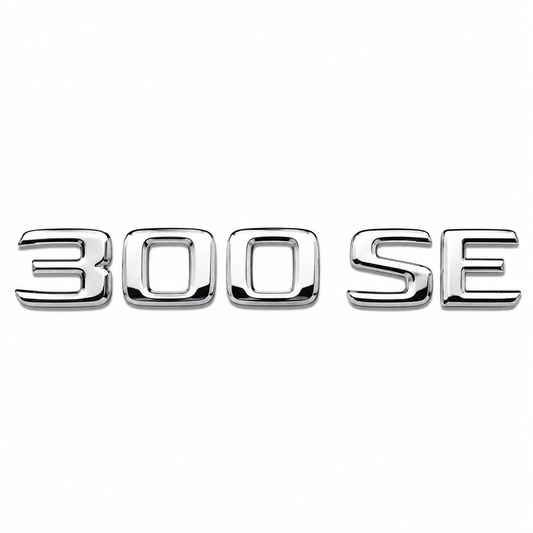 300 SE Krom Bagaj Yazısı Mercedes-Benz Uyumlu