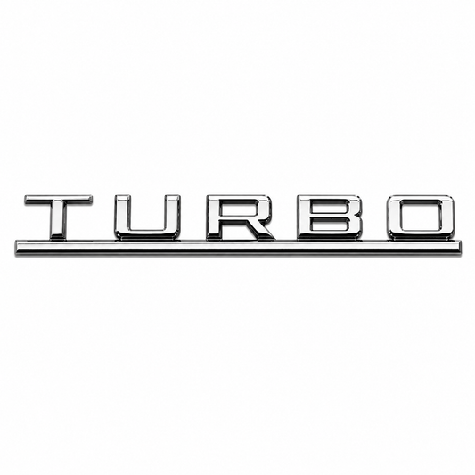 Turbo Çubuklu Krom Bagaj Yazısı Mercedes-Benz Uyumlu