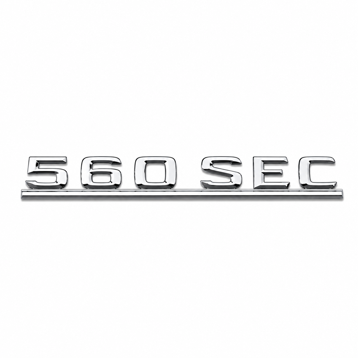 560 SEC Krom Bagaj Yazısı Mercedes-Benz Uyumlu
