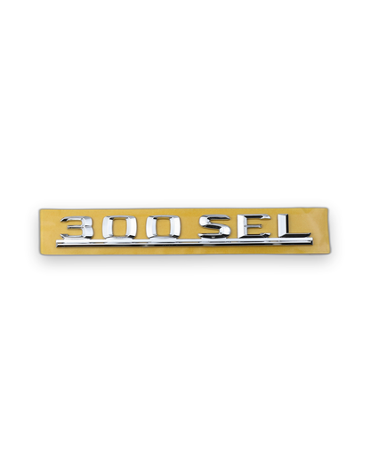 300 SEL Krom Bagaj Yazısı Mercedes-Benz Uyumlu
