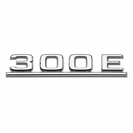 300 E Çubuklu Krom Bagaj Yazısı Mercedes-Benz Uyumlu
