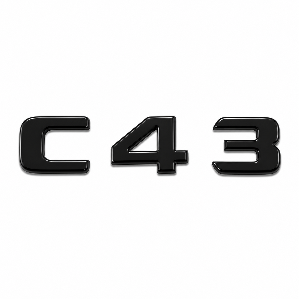 C 43 Siyah Bagaj Yazısı Mercedes-Benz Uyumlu