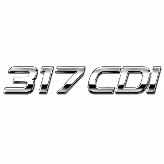 317 CDI Krom Bagaj Yazısı Mercedes-Benz Uyumlu