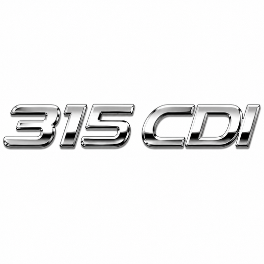 315 CDI Mercedes-Benz 315 CDI yazısı Krom Bagaj Yazısı Mercedes-Benz Uyumlu