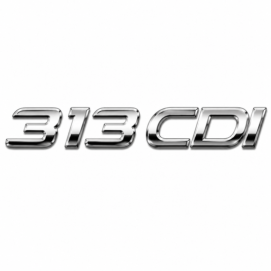 313 CDI Krom Bagaj Yazısı Mercedes-Benz Uyumlu