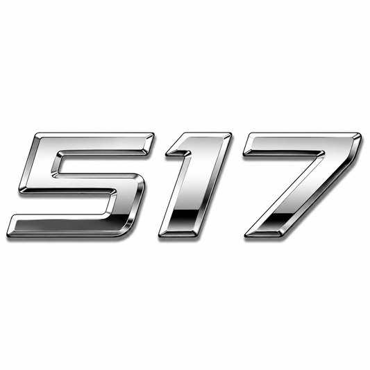 517 Krom Bagaj Yazısı Mercedes-Benz Uyumlu