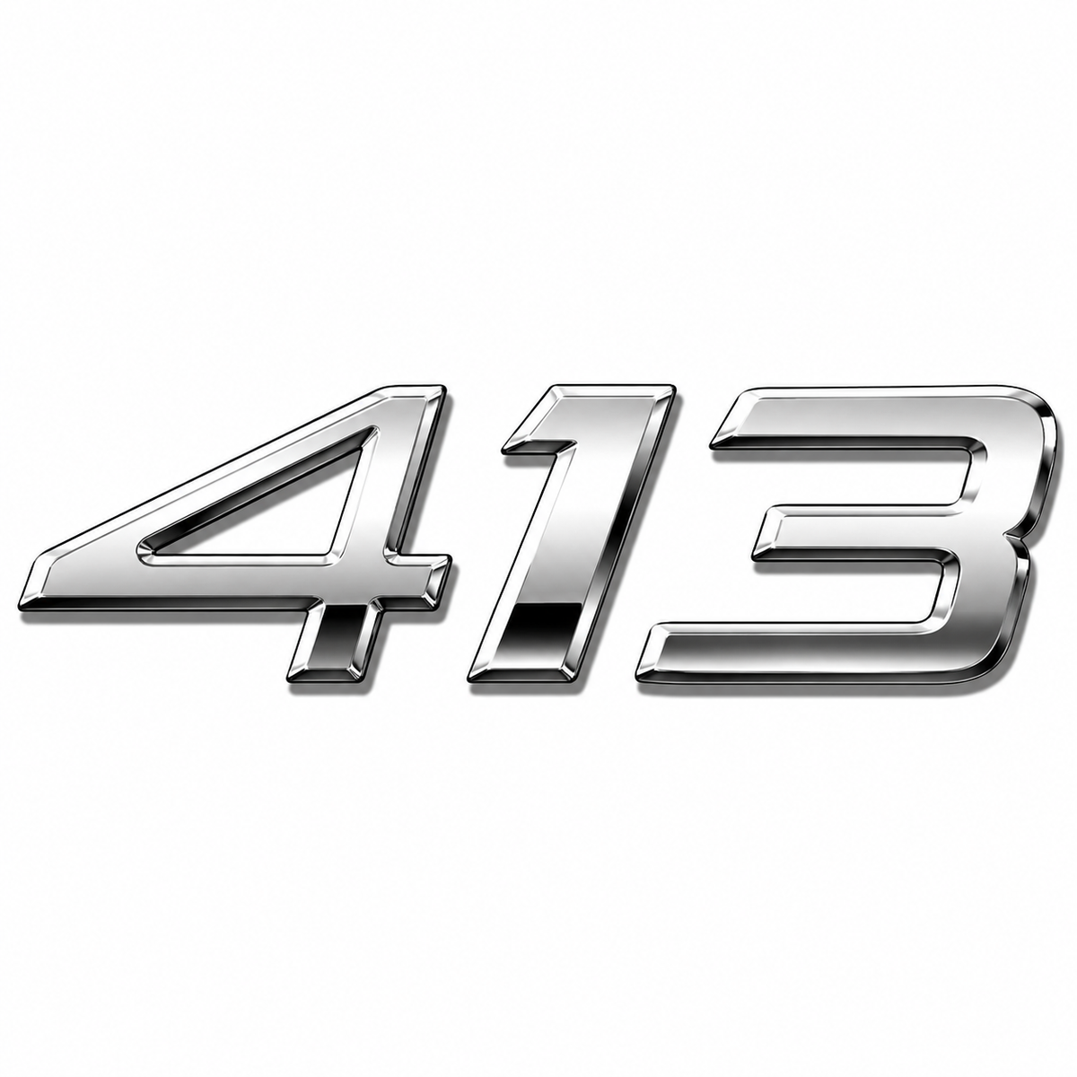 413 Krom Bagaj Yazısı Mercedes-Benz Uyumlu
