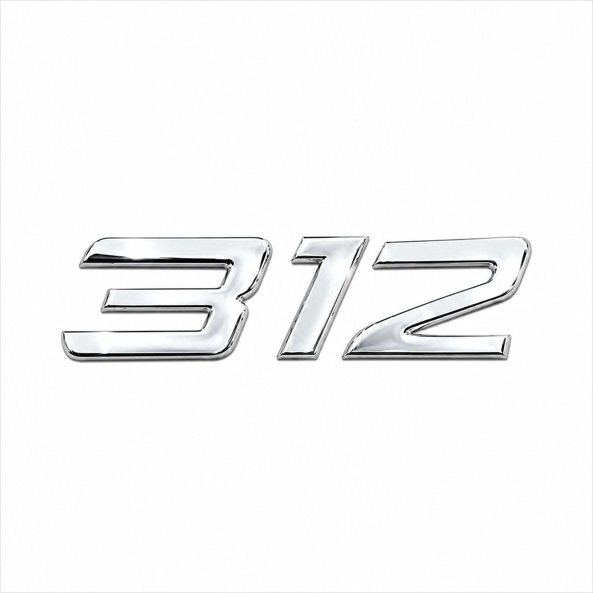 312 Krom Bagaj Yazısı Mercedes-Benz Uyumlu
