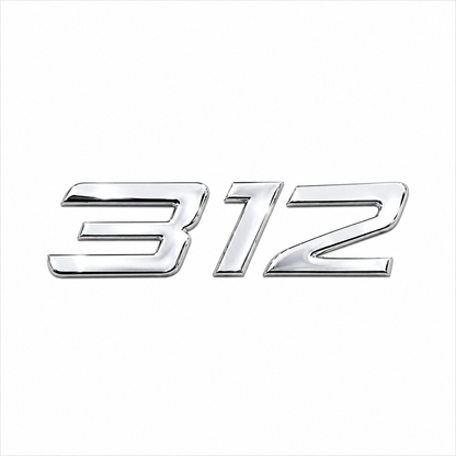 312 Krom Bagaj Yazısı Mercedes-Benz Uyumlu