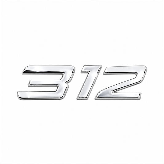 312 Krom Bagaj Yazısı Mercedes-Benz Uyumlu