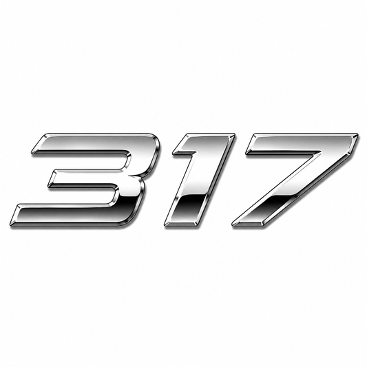 317 Krom Bagaj Yazısı Mercedes-Benz Uyumlu