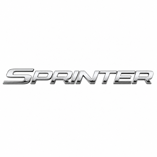 Sprinter Ayrık Krom Bagaj Yazısı Mercedes-Benz Uyumlu