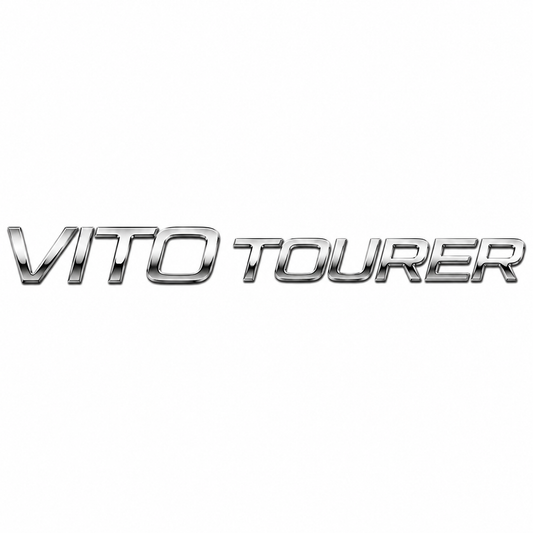 Vito Tourer Krom Bagaj Yazısı Mercedes-Benz Uyumlu