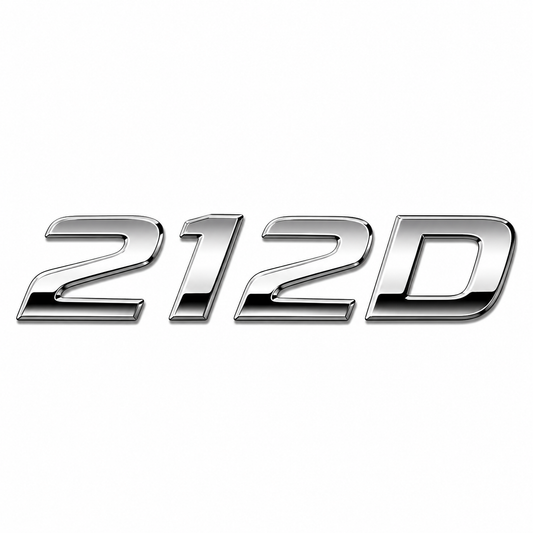 212 D Krom Bagaj Yazısı Mercedes-Benz Uyumlu