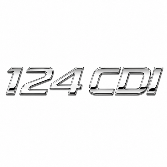 124 CDI Krom Bagaj Yazısı Mercedes-Benz Uyumlu
